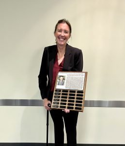 Forensic Services Stefani Liljenquist winning Rick Groft Award