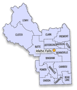 Brands district map for Idaho Falls