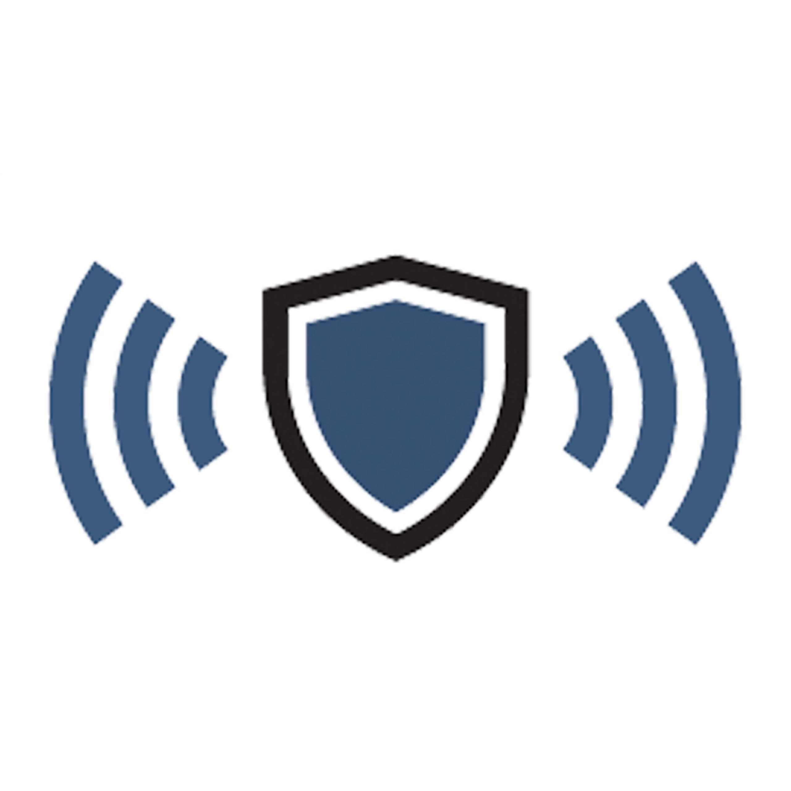 Blue alert logo