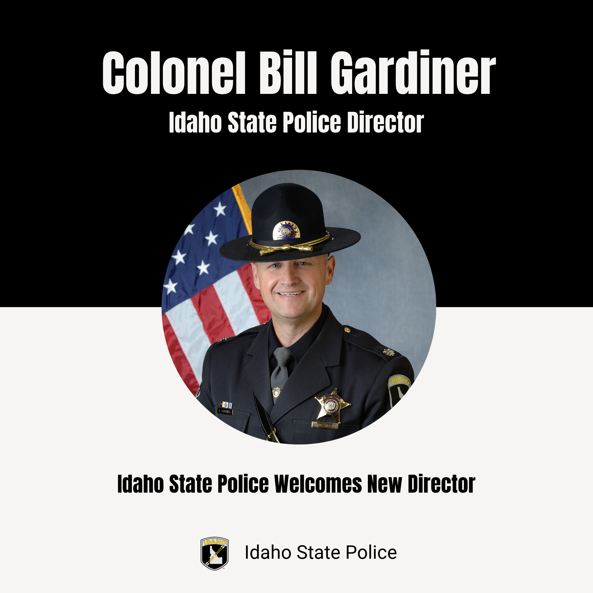 Press Release Colonel Gardiner welcome graphic