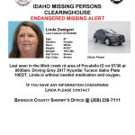 Endangered Missing Alert for Linda Zweigart