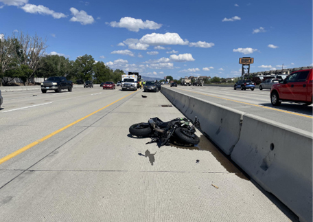 District 3: I84 motorcycle crash