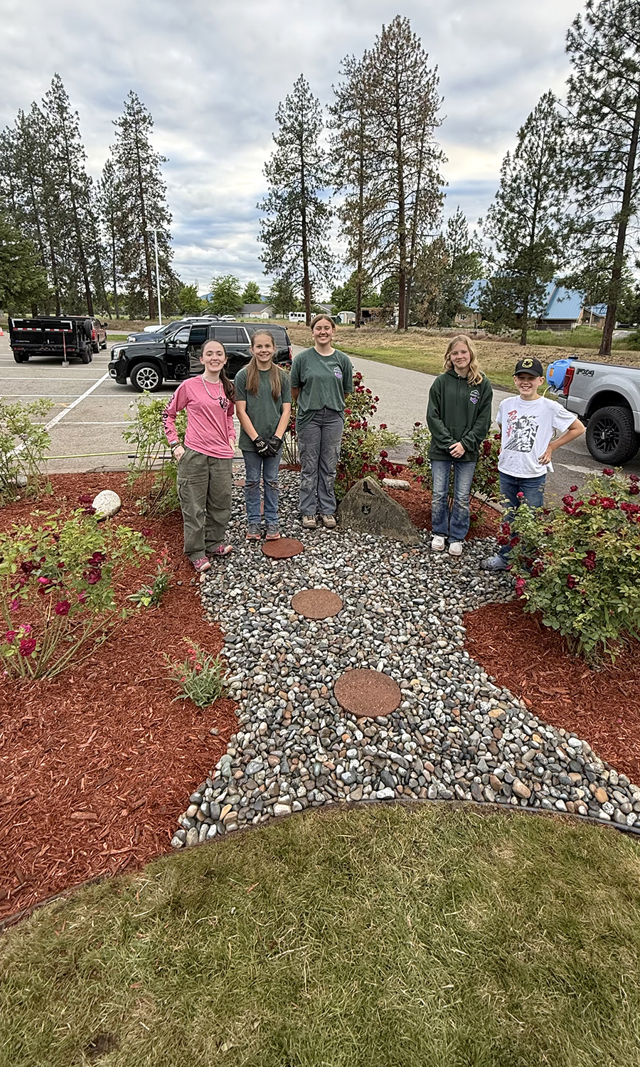 ISP Corporal Linda Huff Memorial Garden after revitalization.