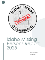 2025 Missing Report Logo